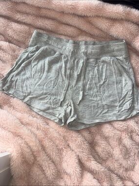 Soft cotton Lounge Shorts - Heather Gray